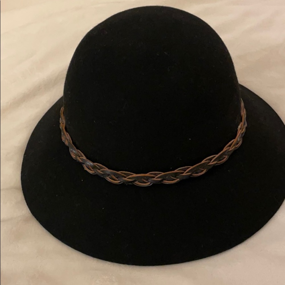 Adora Black Wool Hat Adjustable - image 1